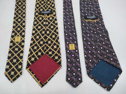 CHANEL Coco Mark Tie Set of 2
