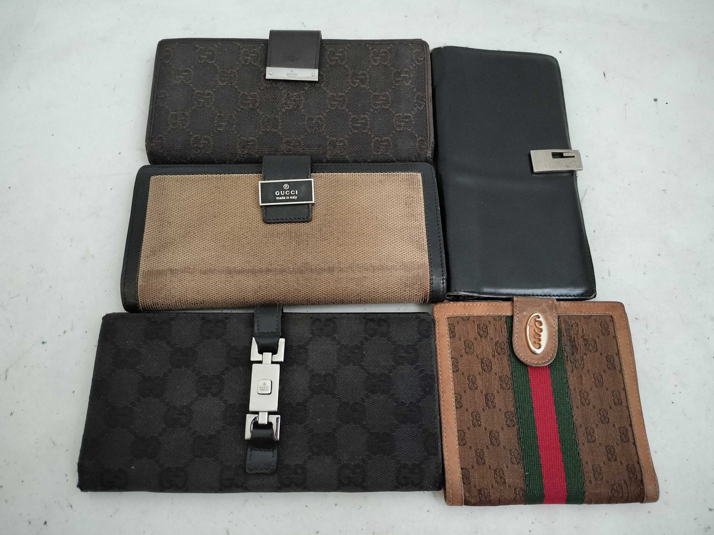 GUCCI Webbing GUCCI 5-Piece Wallet Set