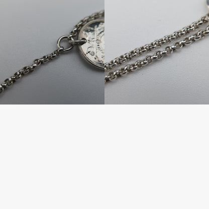 HERMES Ex Libris Gold x Silver AU750 x Ag92522C460515 Bracelet/Bangle
