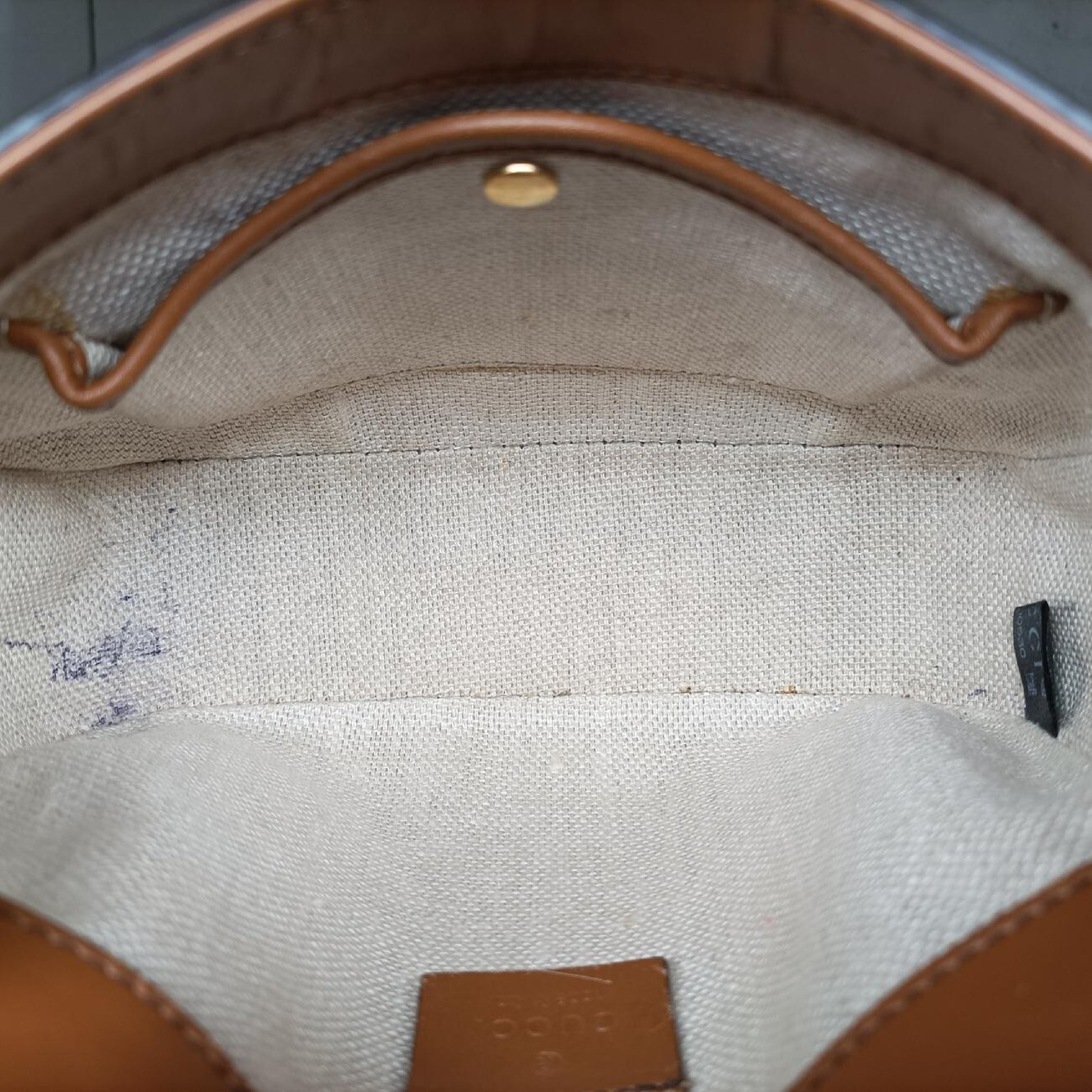 GUCCI Lady Web Brown Fabric Shoulder Bag 384821G019200530