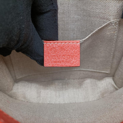 GUCCI Interlocking G Orange Leather Shoulder Bag 510304I027085042