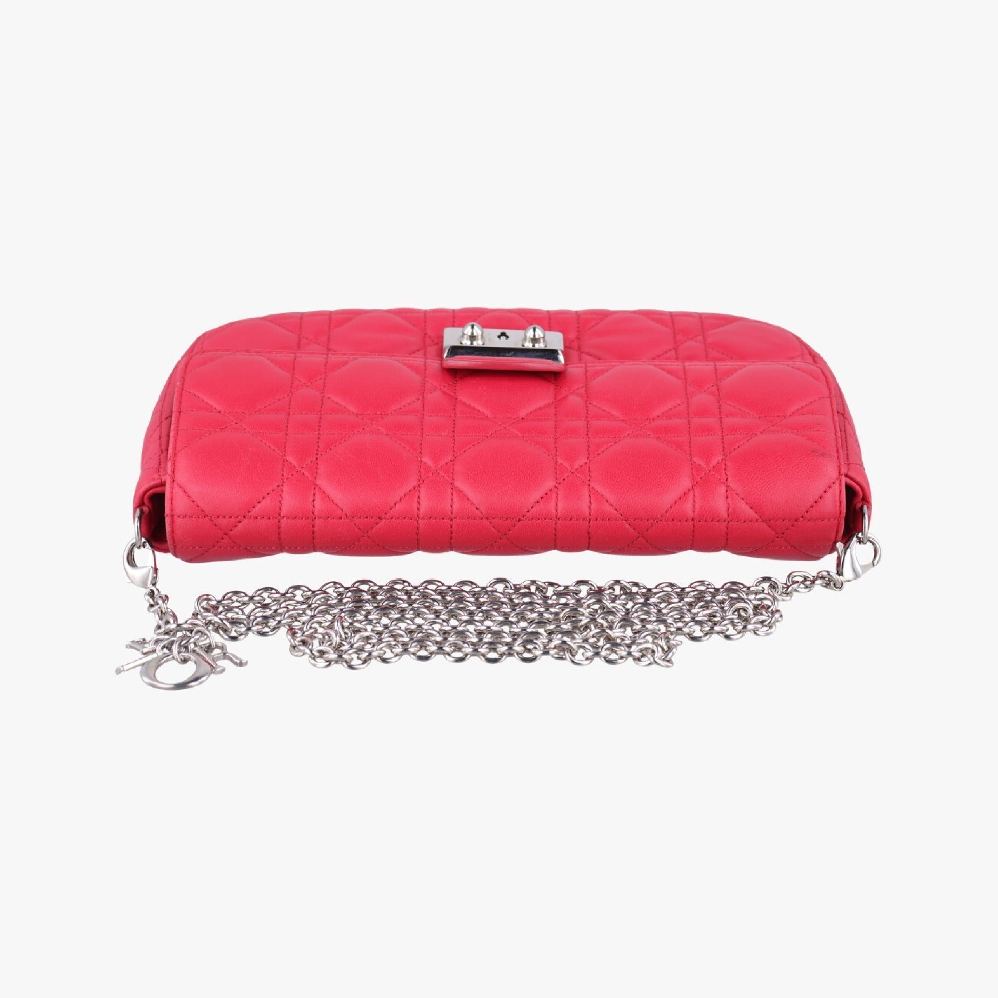 Dior Miss Dior Cannage New Rock Pink Lambskin 12-MA-0173 Shoulder Bag