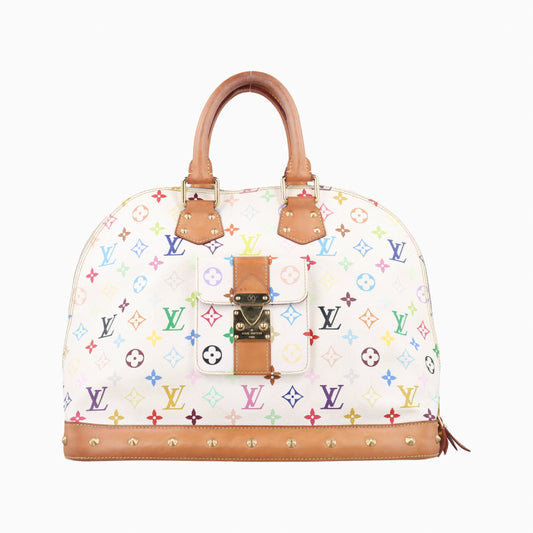 LOUIS VUITTON Alma GM Bron Monogram Multicolore M40441RC1191 Shoulder Bag