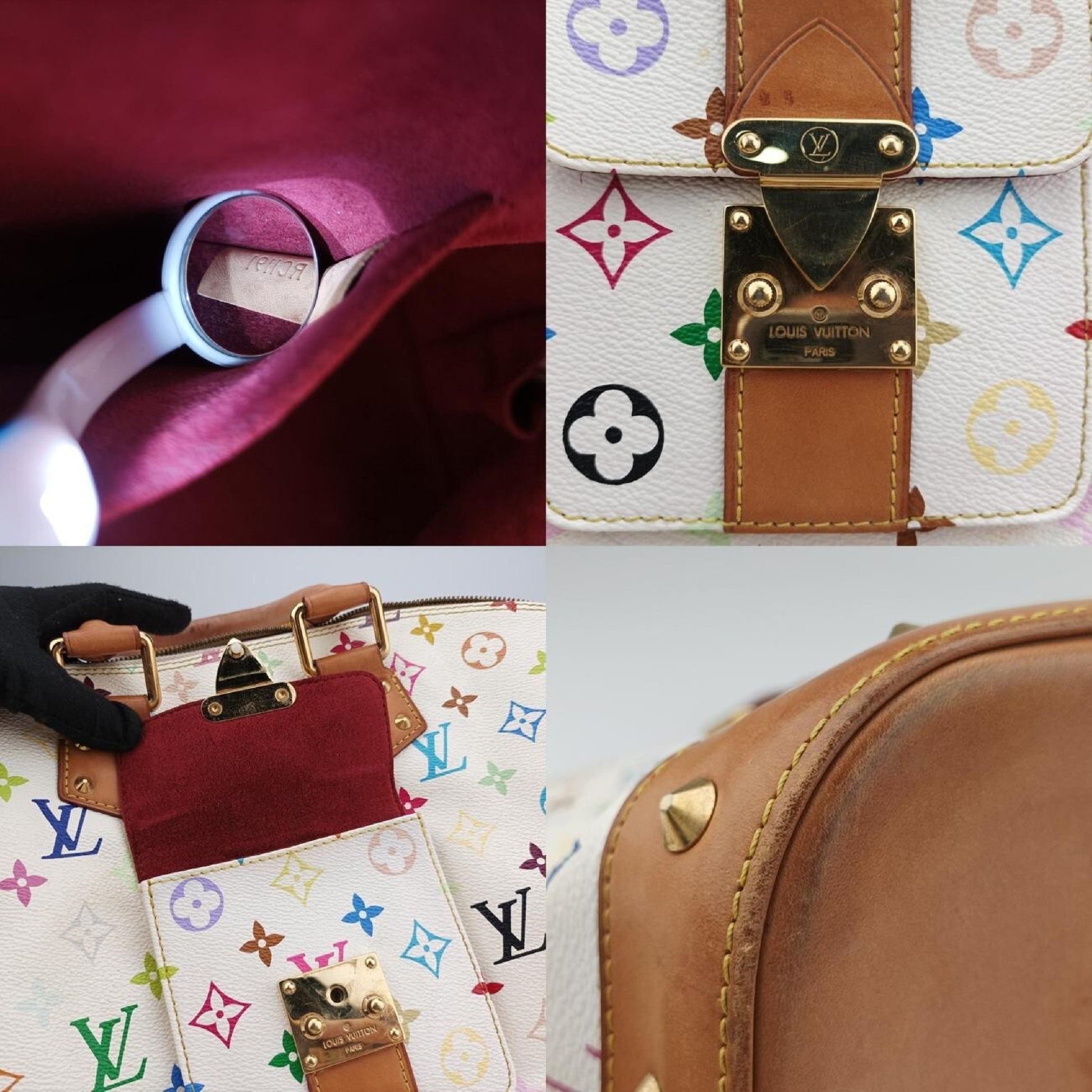 LOUIS VUITTON Alma GM Bron Monogram Multicolore M40441RC1191 Shoulder Bag