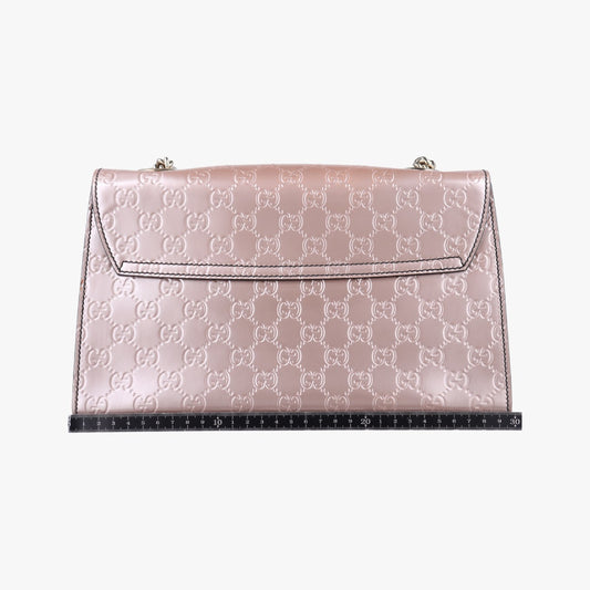 GUCCI Emily Pink Patent 295402B015057552 Shoulder Bag