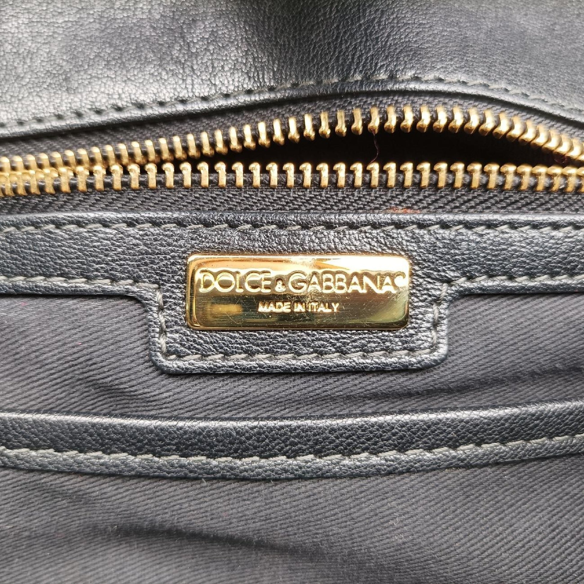 DOLCE&GABBANA Sicily Leopard Print Multicolor Canvas Handbag