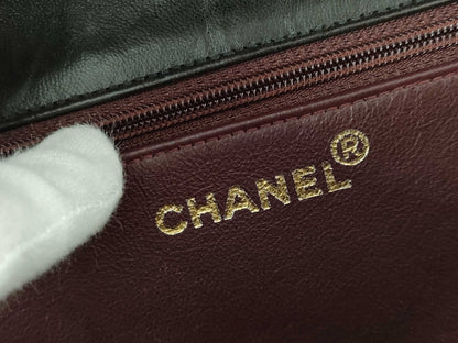 CHANEL Matelasse Lamb Push Lock Shoulder Bag