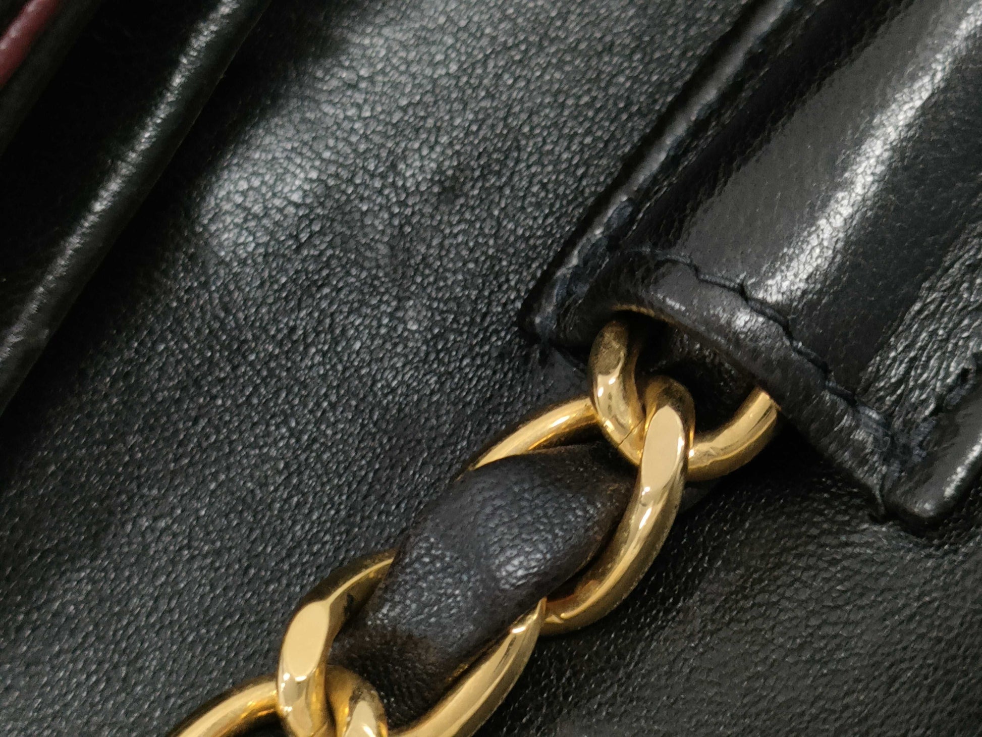 CHANEL Matelasse Lamb Push Lock Shoulder Bag