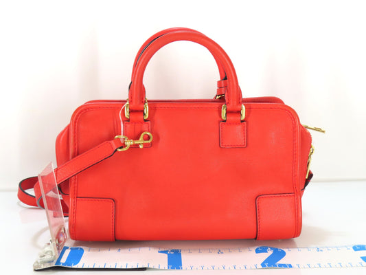 LOEWE Leather Amazona 2-Way Handbag with Strap