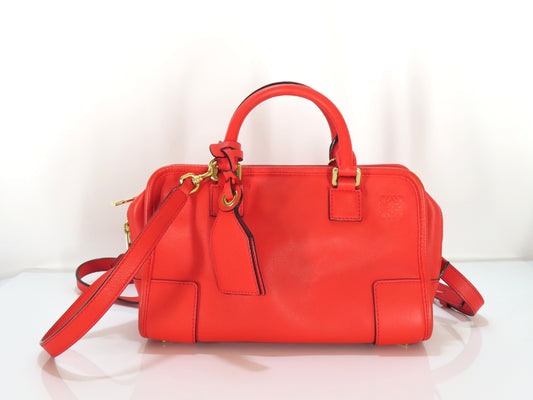 LOEWE Leather Amazona 2-Way Handbag with Strap