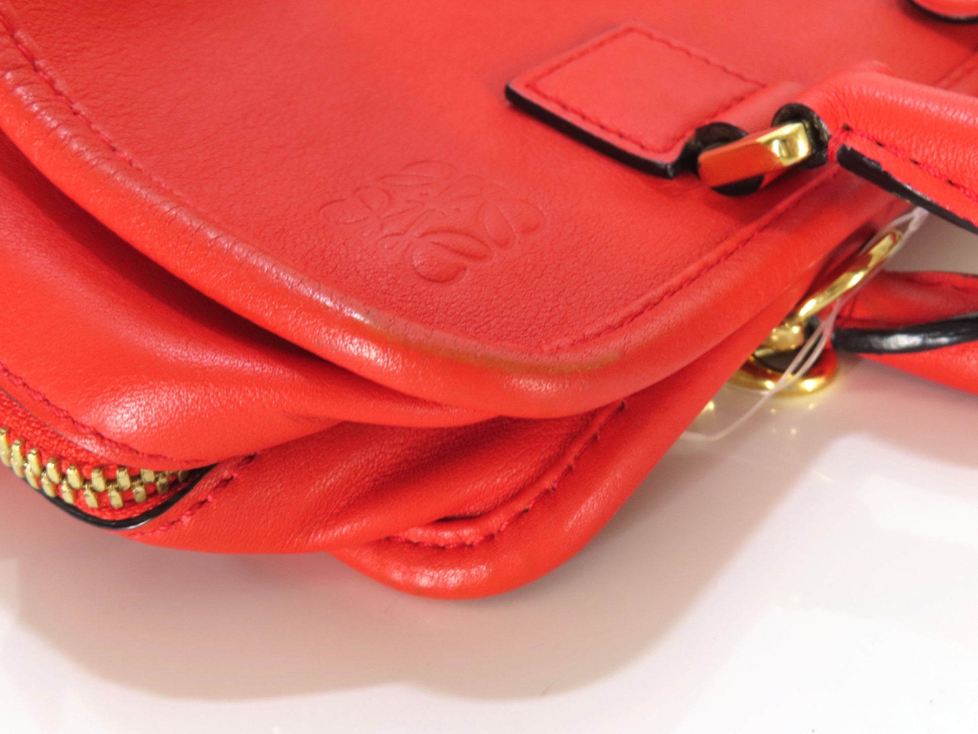 LOEWE Leather Amazona 2-Way Handbag with Strap