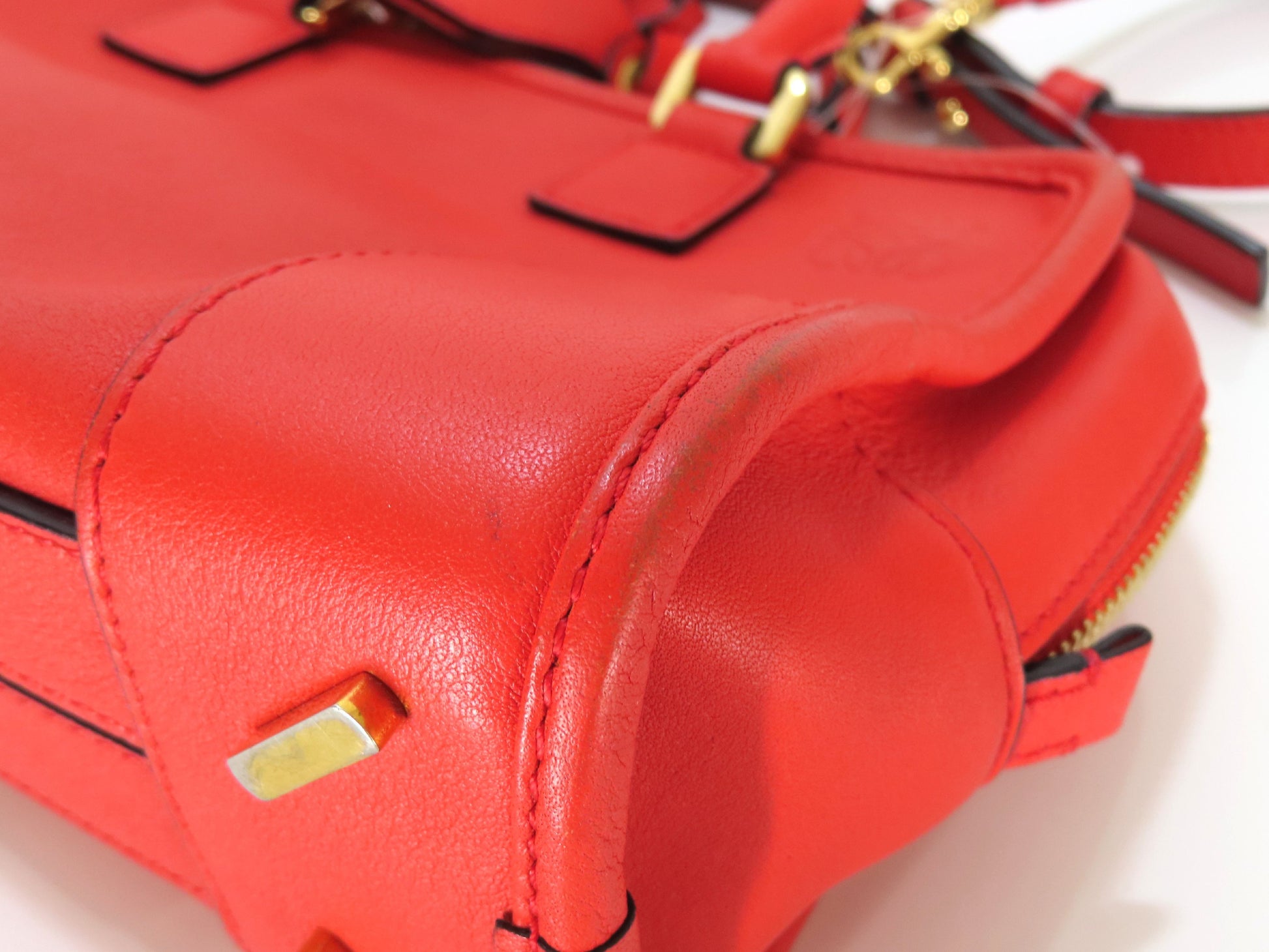 LOEWE Leather Amazona 2-Way Handbag with Strap