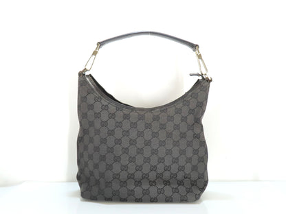 GUCCI GG Canvas GG Canvas x Leather One-Shoulder Bag Shoulder Bag