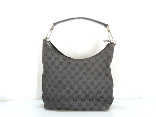GUCCI GG Canvas GG Canvas x Leather One-Shoulder Bag Shoulder Bag