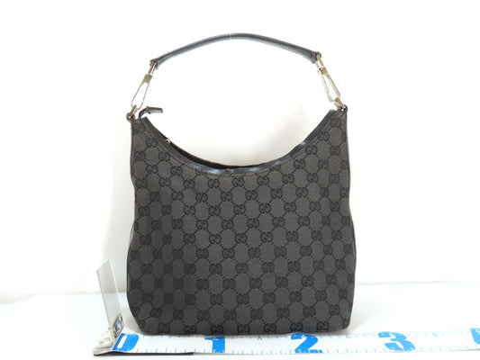 GUCCI GG Canvas GG Canvas x Leather One-Shoulder Bag Shoulder Bag
