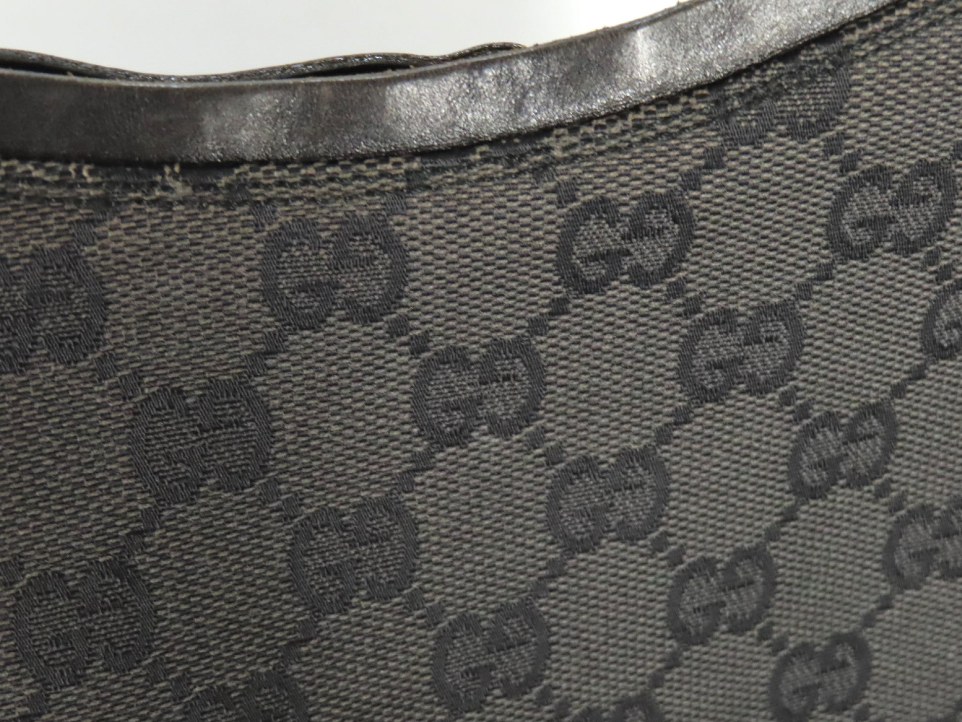 GUCCI GG Canvas GG Canvas x Leather One-Shoulder Bag Shoulder Bag