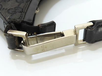 GUCCI GG Canvas GG Canvas x Leather One-Shoulder Bag Shoulder Bag