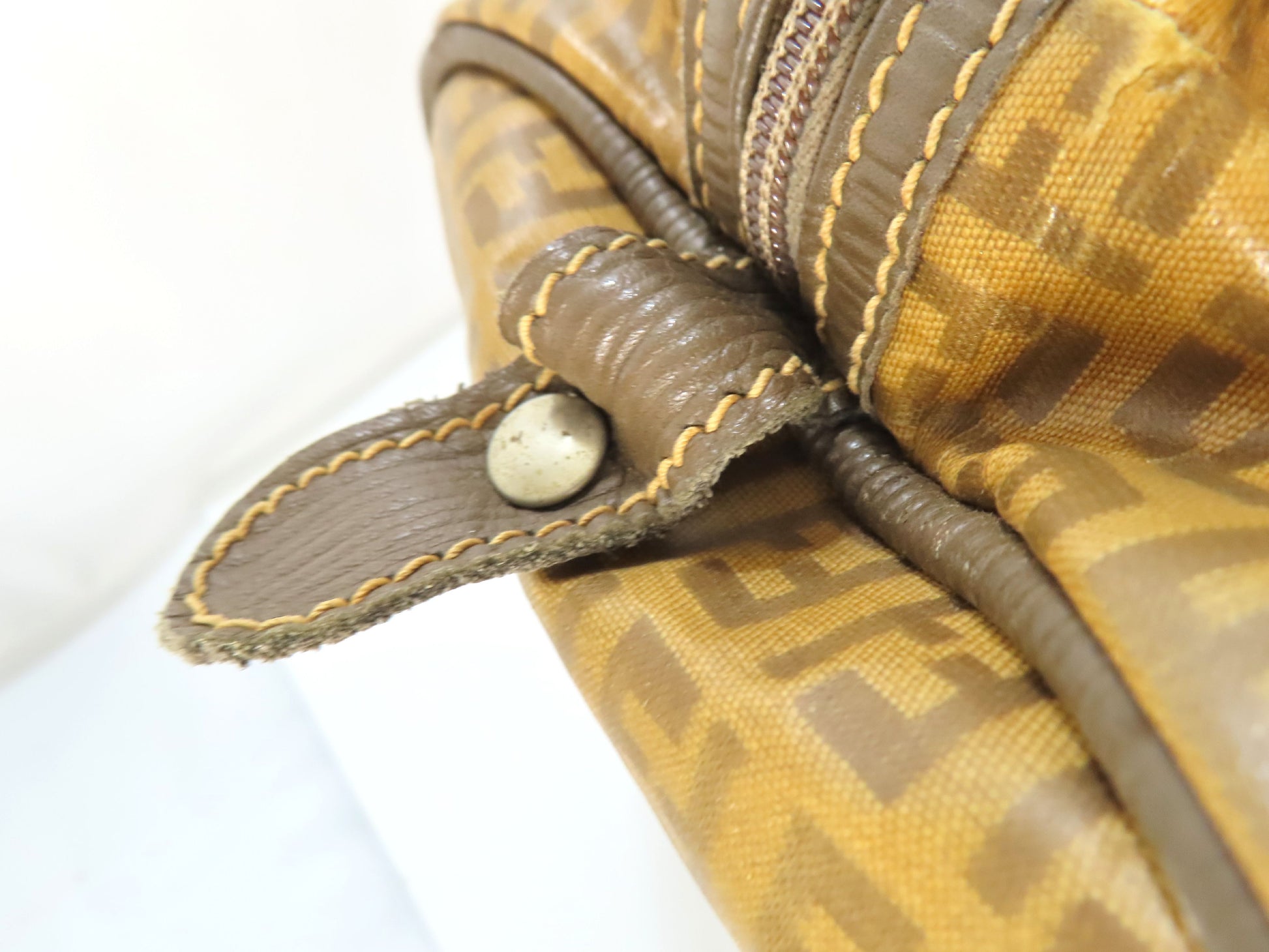 FENDI Zucchino PVC Boston Bag Boston Bag