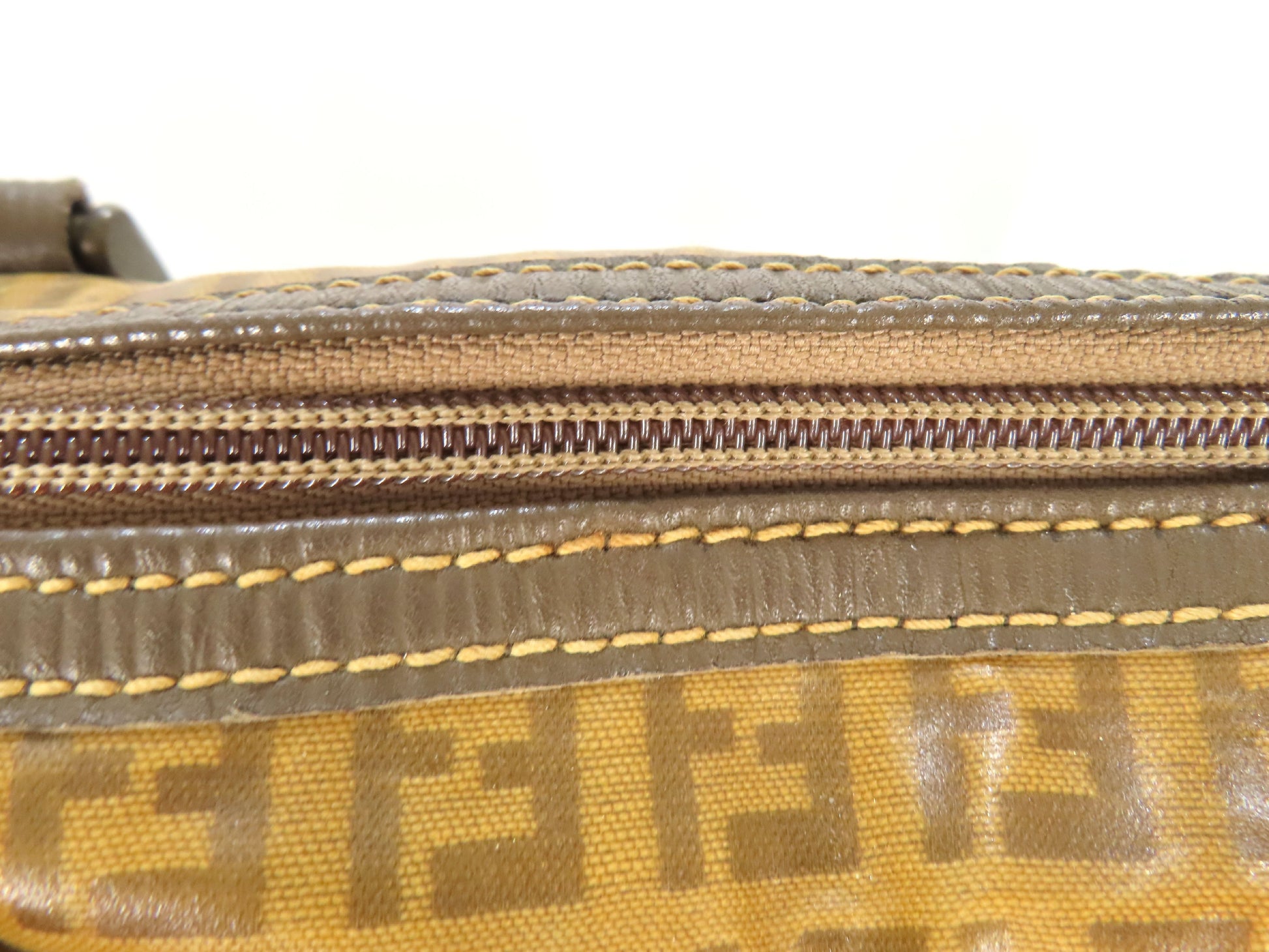 FENDI Zucchino PVC Boston Bag Boston Bag