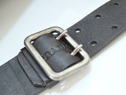 PRADA Nylon Tessuto x Leather Shoulder Bag Shoulder Bag