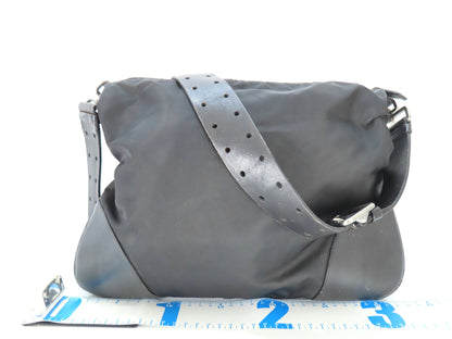 PRADA Nylon Tessuto x Leather Shoulder Bag Shoulder Bag