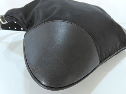 PRADA Nylon Tessuto x Leather Shoulder Bag Shoulder Bag