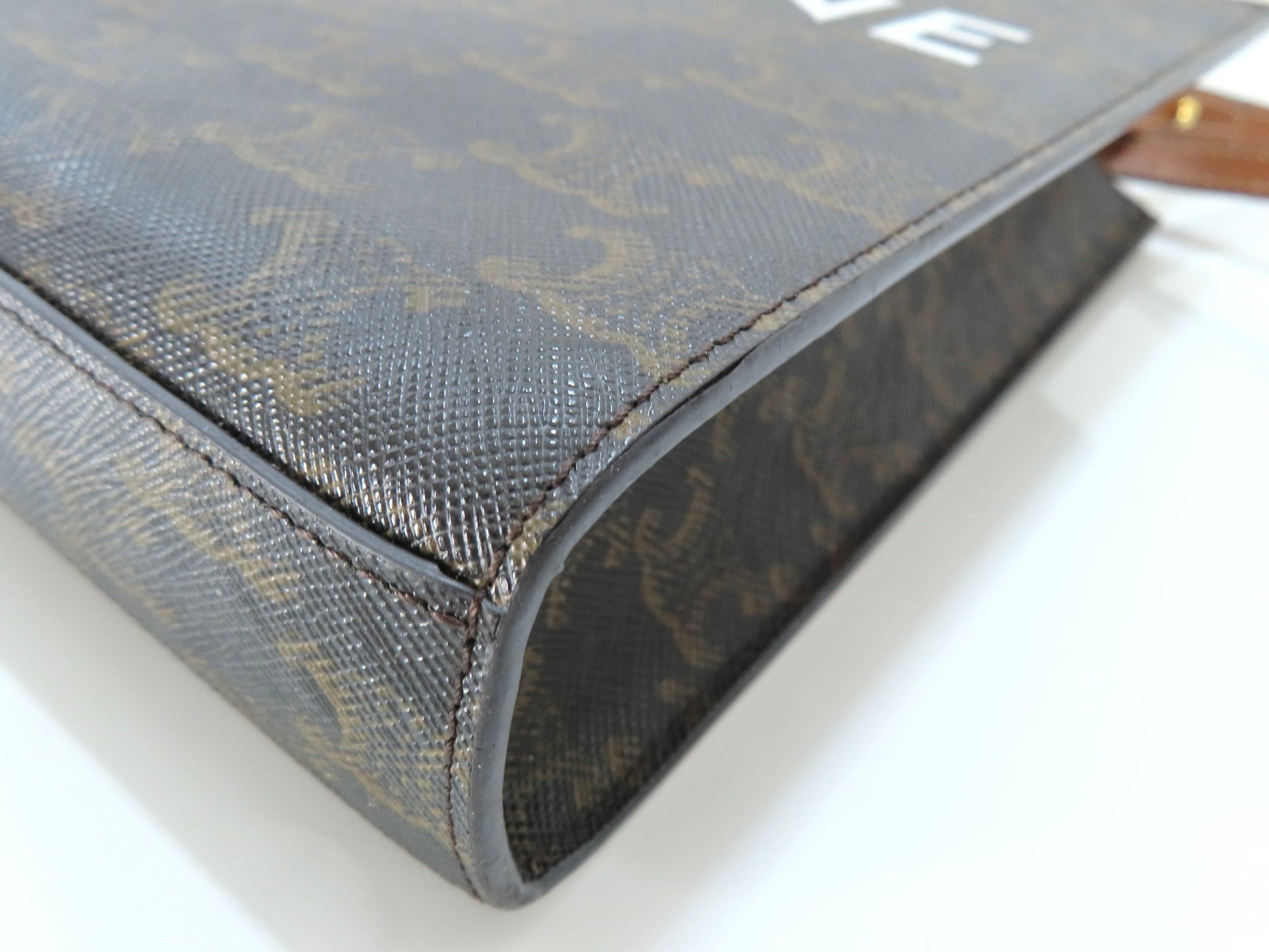 CELINE Triomphe Mini Vertical Cabas Shoulder Bag
