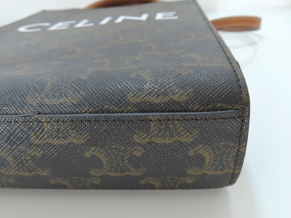 CELINE Triomphe Mini Vertical Cabas Shoulder Bag