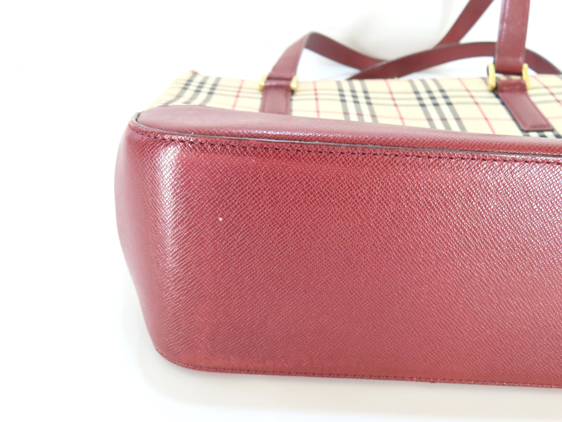 BURBERRY Nova Check Tote Bag