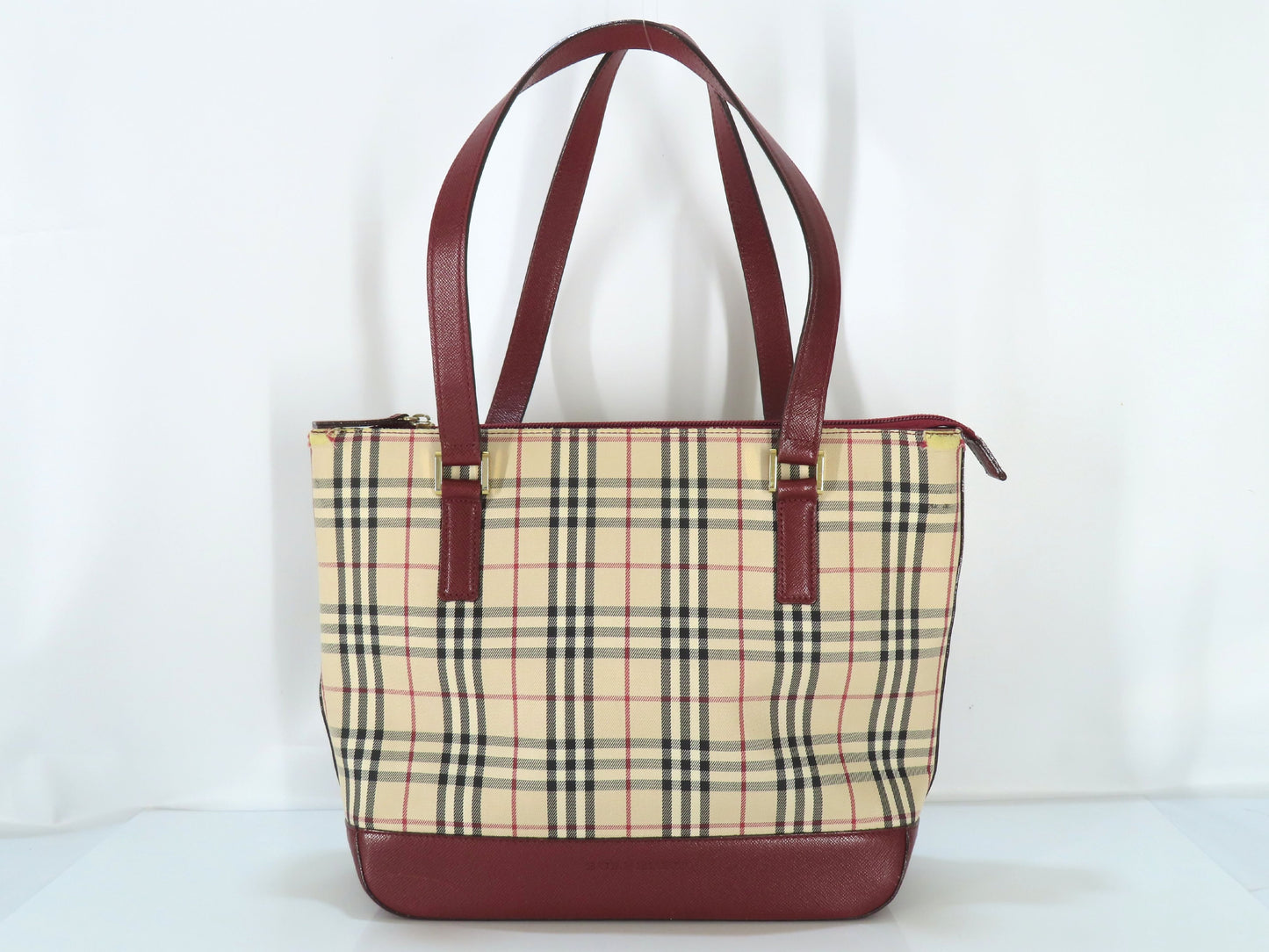 BURBERRY Nova Check Tote Bag