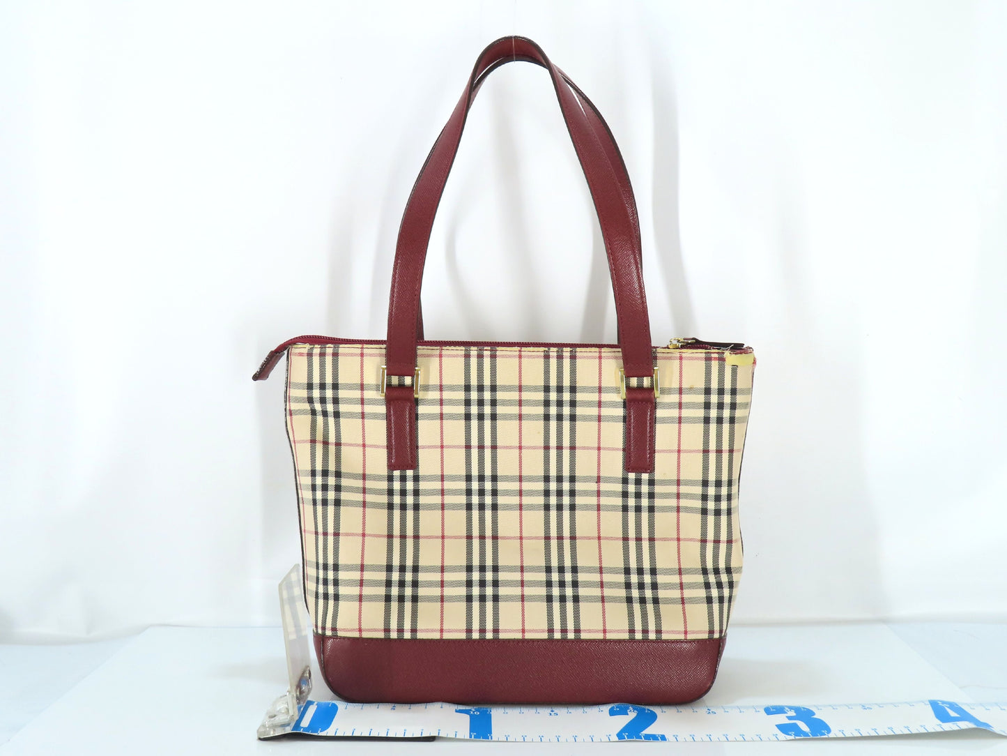BURBERRY Nova Check Tote Bag