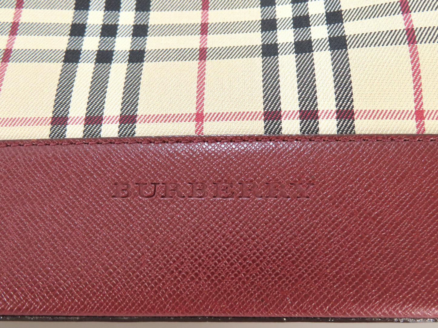 BURBERRY Nova Check Tote Bag