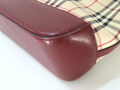 BURBERRY Nova Check Tote Bag