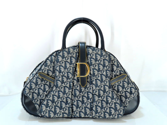 Dior Trotter Double Saddle Bag with Cadena and 2 Keys