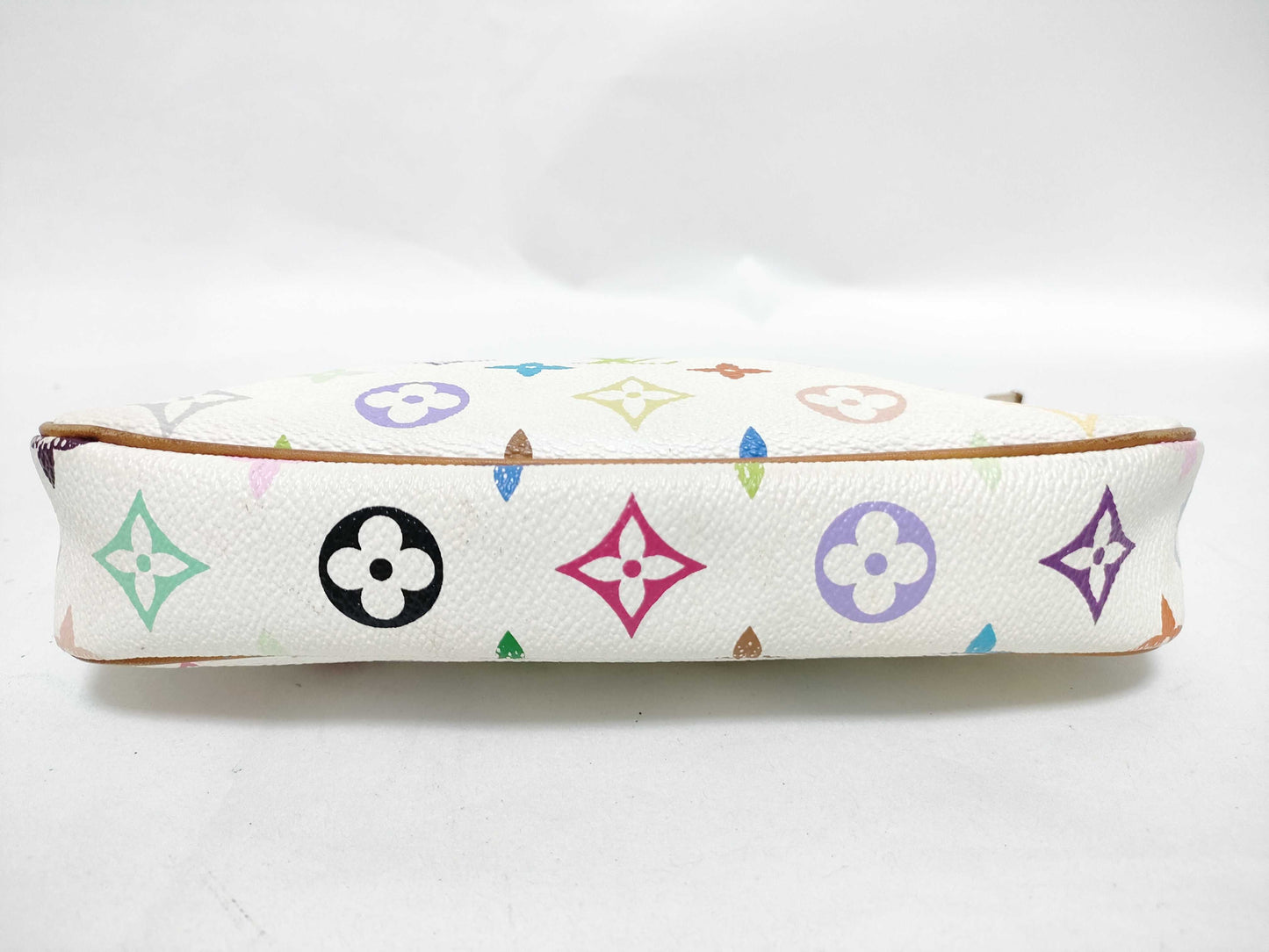 LOUIS VUITTON M92649 Monogram Multicolore Pochette Accessoires M92649 SL1013 White x Brown Pouch
