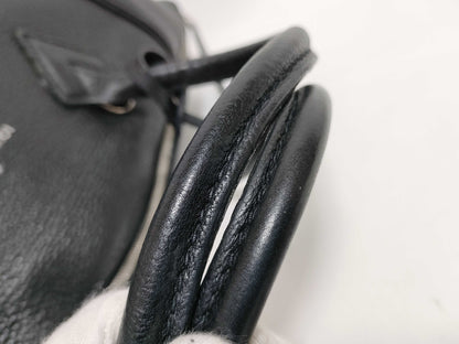 LOUIS VUITTON M94592 Parnassus Lockit MM M94592 AH2114 Black Handbag