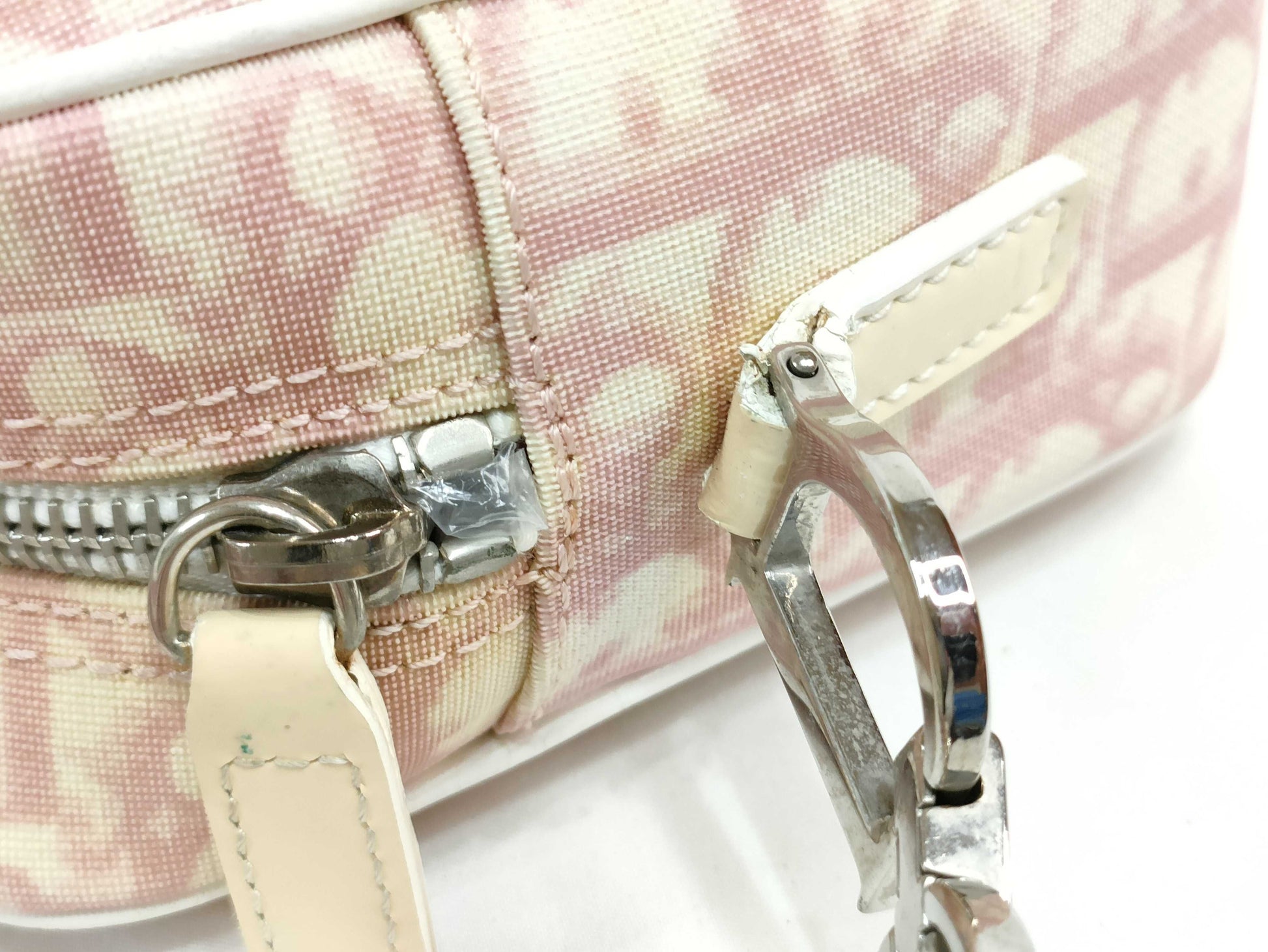Dior Trotter Trotter Shoulder Bag Pink Enamel Shoulder Bag
