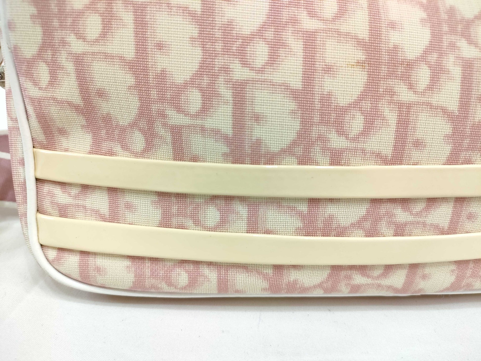 Dior Trotter Trotter Shoulder Bag Pink Enamel Shoulder Bag