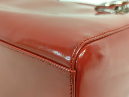 Dior Lady Dior red handbag