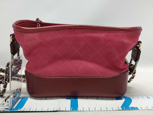 CHANEL Gabrielle de Chanel Small Hobo Bag Pink Shoulder Bag