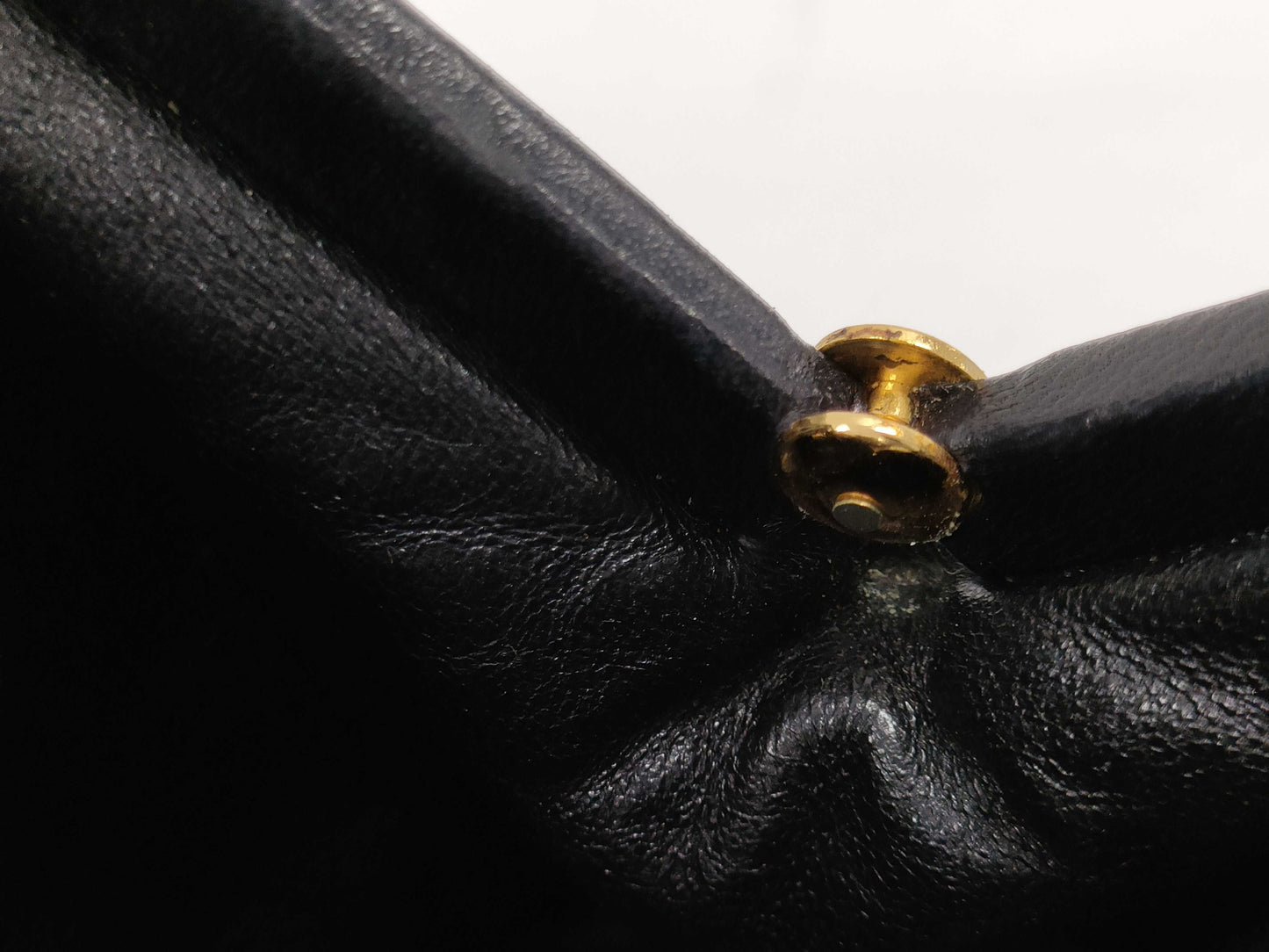 CHANEL Matelasse Chain Shoulder Bag with Clasp Closure, Lambskin, Black