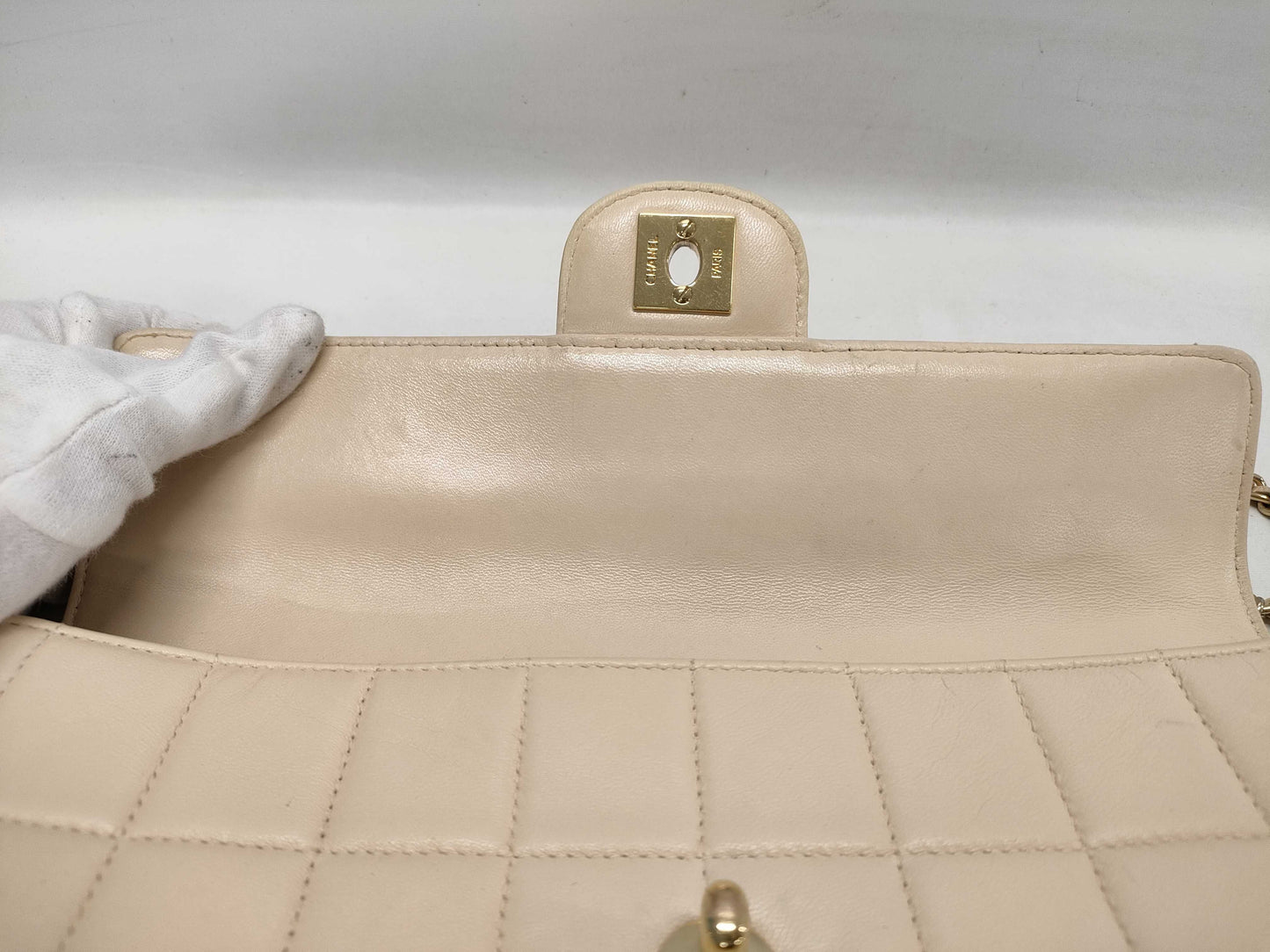 CHANEL Chocolate Bar Chanel Chocolate Bar Shoulder Bag