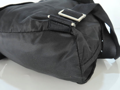 PRADA Nylon PRADA Tessuto Nylon and Leather Drawstring Backpack Backpack Daypack Backpack