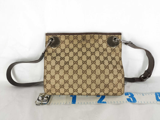 GUCCI GG Canvas Shoulder Bag 120842