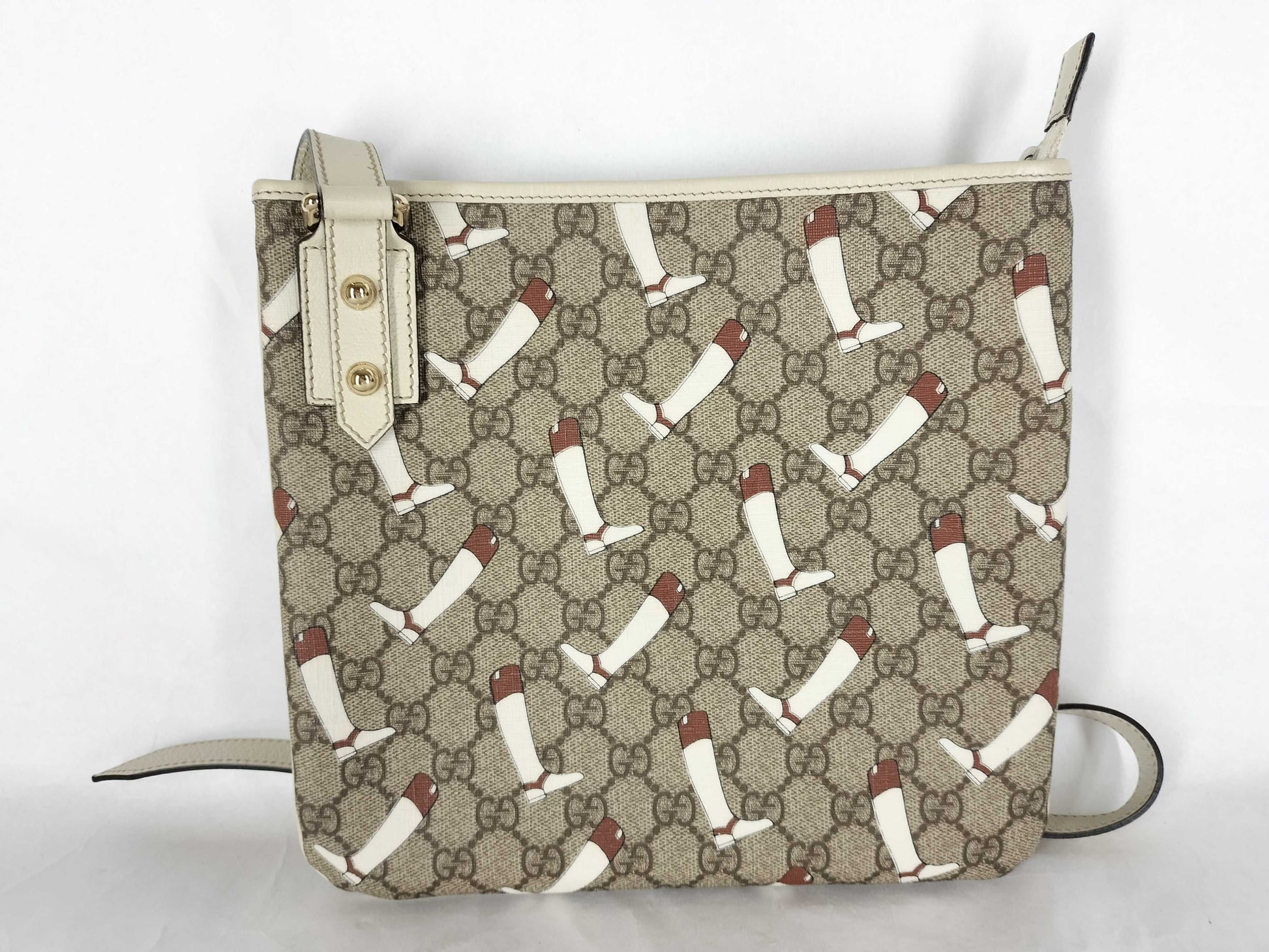 GUCCI GG Supreme Boots Pattern Shoulder Bag 257246 Shoulder Bag