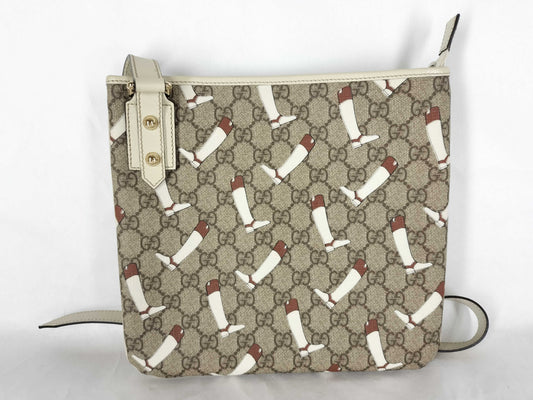 GUCCI GG Supreme Boots Pattern Shoulder Bag 257246 Shoulder Bag