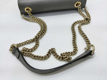 GUCCI Interlocking G Shoulder Bag, Gray, 510304
