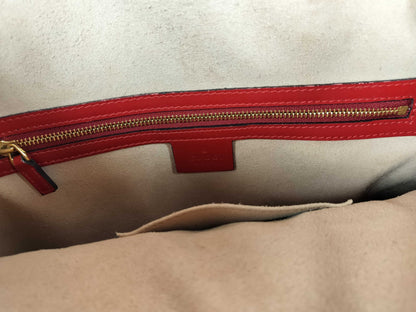 GUCCI Guccissima 2-Way Handbag Red 428226 Handbag