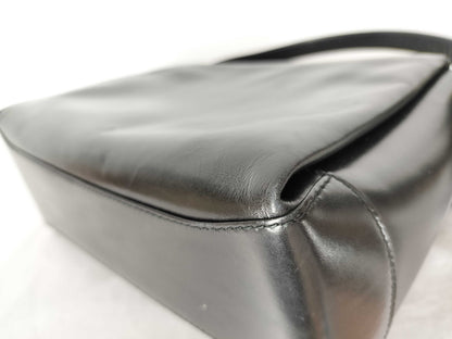 GUCCI Bamboo 2-Way Handbag Black