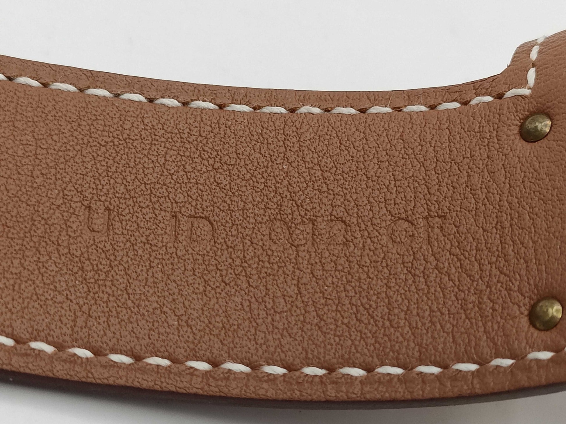 HERMES Kelly Twist PM Swift Gold U-Stamped Bracelet/Bangle